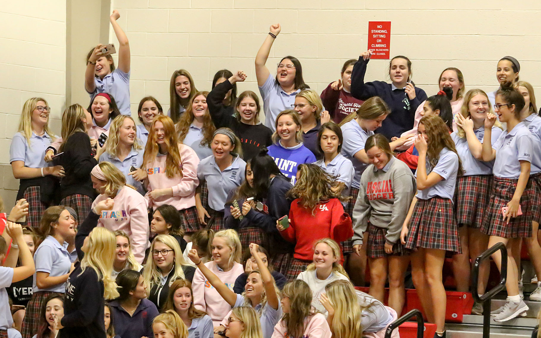 Ursuline vs. Visitation volleyball